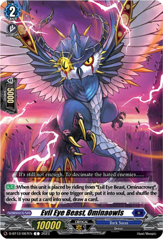 Evil Eye Beast, Ominaowls (D-BT12/067EN) [Evenfall Onslaught]