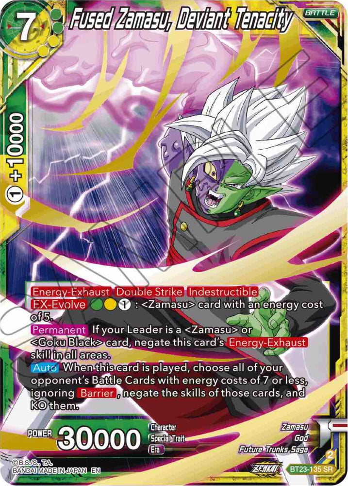 Fused Zamasu, the Beginning of Destruction (BT23-133) [Perfect Combination]