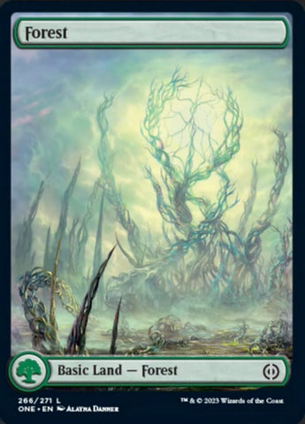 Forest (266) (Full-Art) [Phyrexia: All Will Be One]
