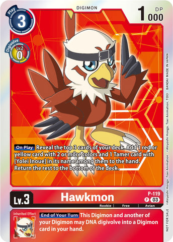 Hawkmon [P-119] (Tamer Party Pack -The Beginning- Ver. 2.0) [Promotional Cards]