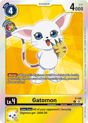 Gatomon [P-120] (Tamer Party Pack -The Beginning- Ver. 2.0) [Promotional Cards]