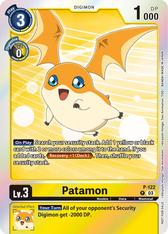Patamon [P-122] (Tamer Party Pack -The Beginning- Ver. 2.0) [Promotional Cards]