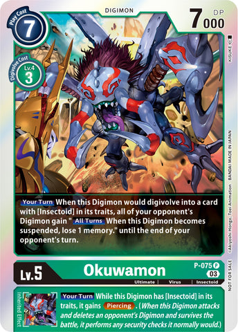 Okuwamon [P-075] (Winner Pack -Blast Ace-) [Promotional Cards]