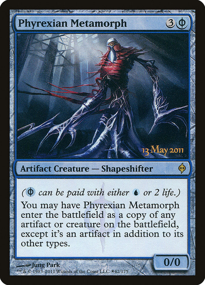 Phyrexian Metamorph (Prerelease) [New Phyrexia Prerelease Promos]