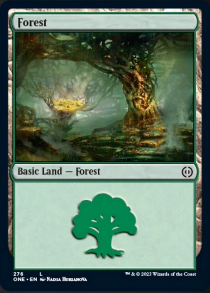 Forest (276) [Phyrexia: All Will Be One]