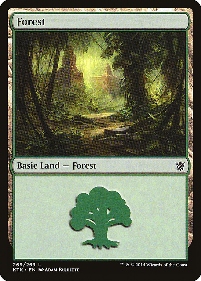 Forest (#269) [Khans of Tarkir]