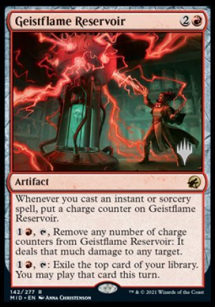 Réservoir Geistflame (Pack promotionnel) [Innistrad : Promos Chasse de minuit] 