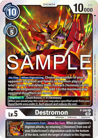 Destromon [P-094] (3rd Anniversary Update Pack) [Promotional Cards]