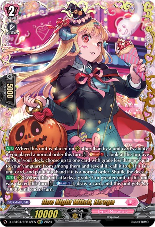 One Night Witch, Strega (D-LBT04/FFR12EN) [Lyrical Monasterio: Trick or Trick!]