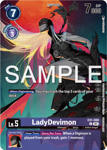 LadyDevimon [EX1-060] (Digimon Illustration Competition Pack 2023) [Classic Collection Promos]