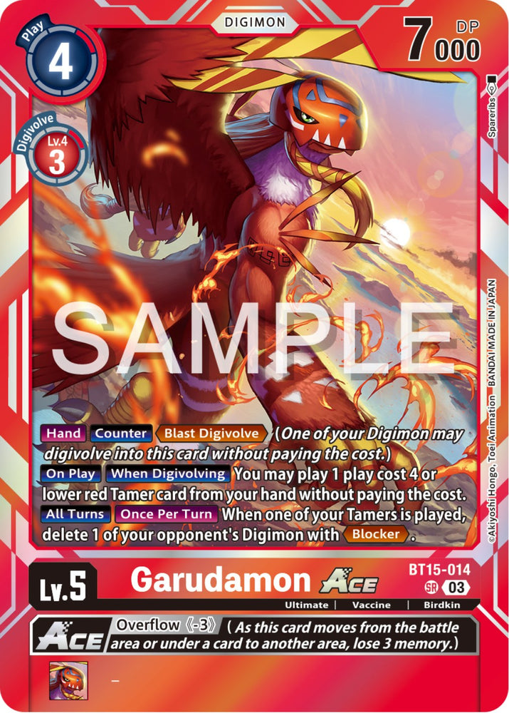 Garudamon Ace [BT15-014] [Exceed Apocalypse]