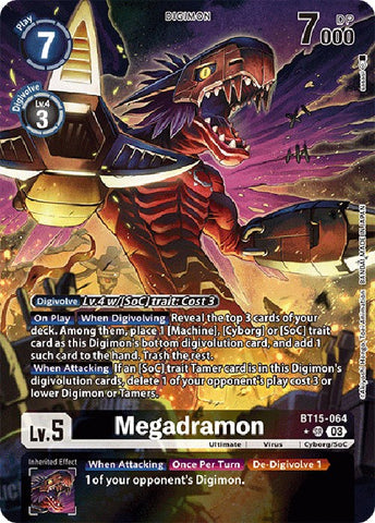 Megadramon [BT15-064] (Alternate Art) [Exceed Apocalypse]