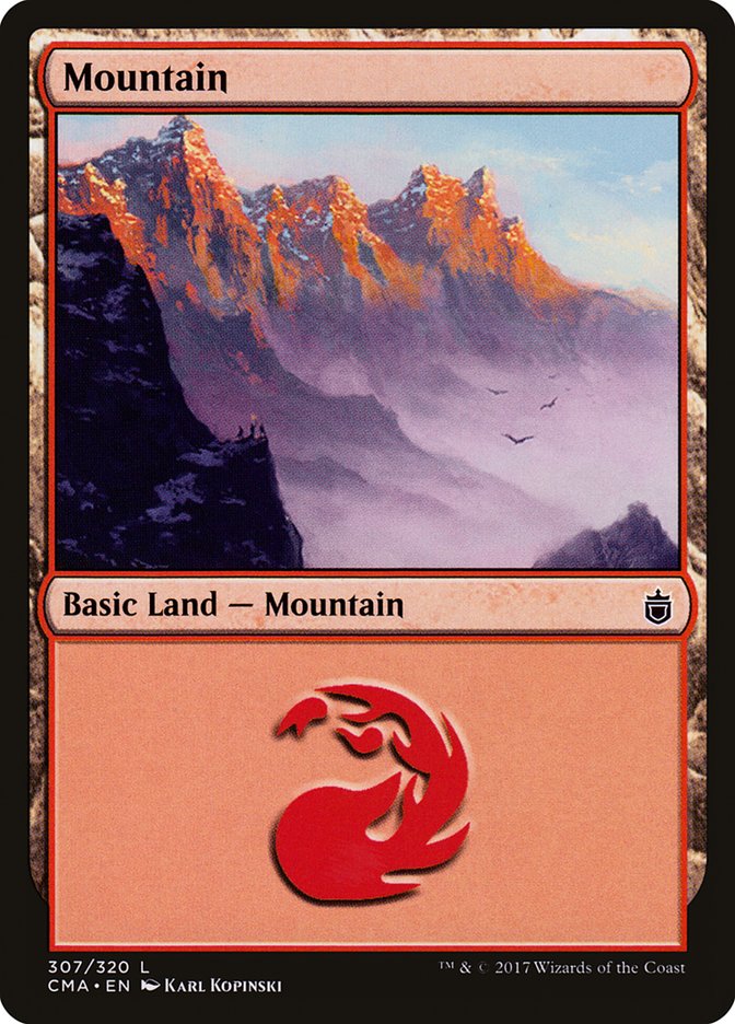 Mountain (#307) [Commander Anthology]