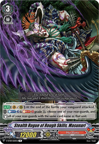 Stealth Rogue of Rough Skills, Masunari (V-BT09/029EN) [Butterfly d'Moonlight]