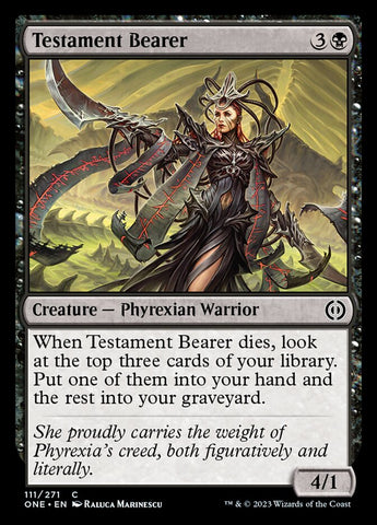 Testament Bearer [Phyrexia: All Will Be One]