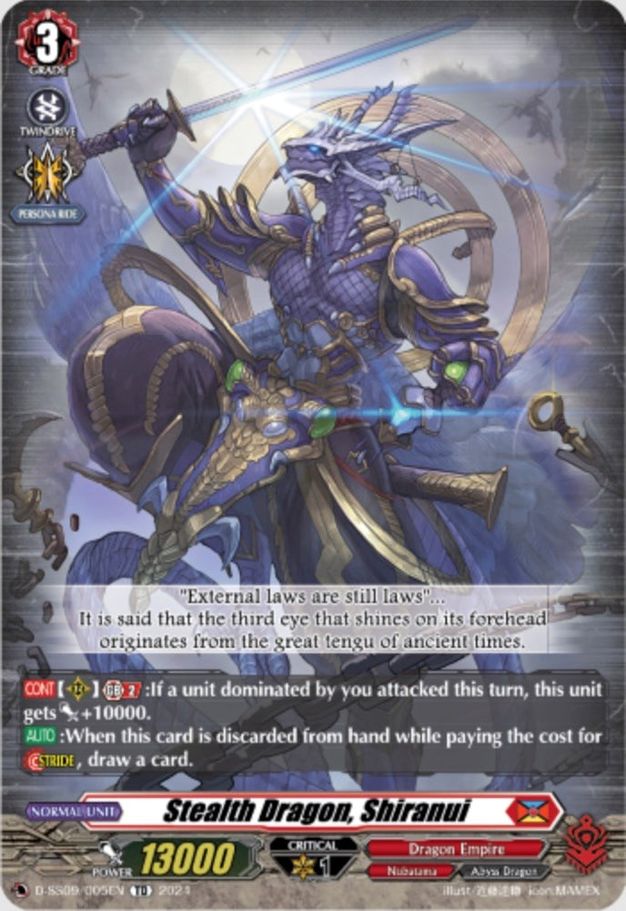 Stealth Dragon, Shiranui (D-SS09/005EN) [Stride Deckset -Shiranui-]