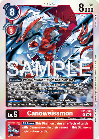 Canoweissmon [RB1-009] (Event Pack 6) [Resurgence Booster]