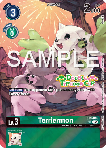 Terriermon [BT3-046] (Double Typhoon Cup) [Release Special Booster Promos]