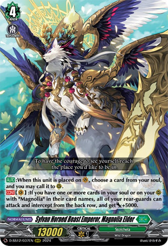 Sylvan Horned Beast Emperor, Magnolia Elder (D-SS12/037EN) [Triple Drive]