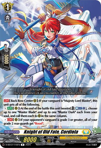 Knight of Old Fate, Cordiela (D-SS12/110EN) [Triple Drive]