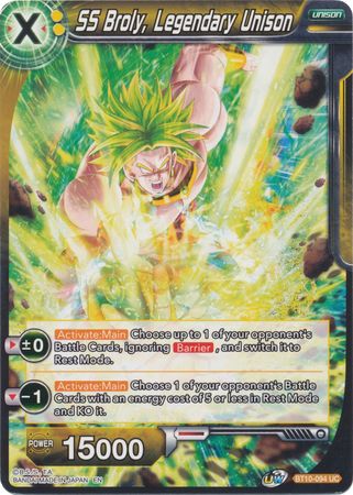 SS Broly, unisson légendaire [BT10-094] 