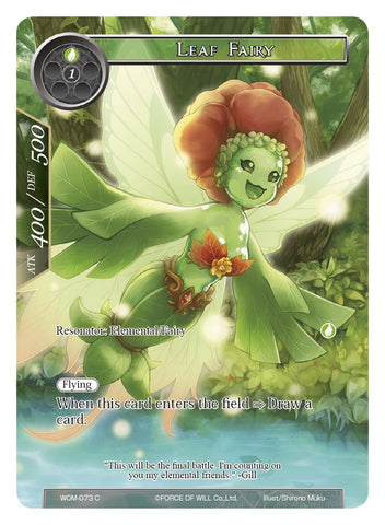 Leaf Fairy (Full Art) (WOM-073) [Winds of the Ominous Moon]