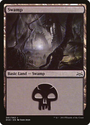 Swamp (61) (Divin contre Démoniaque) [Duel Decks Anthology] 