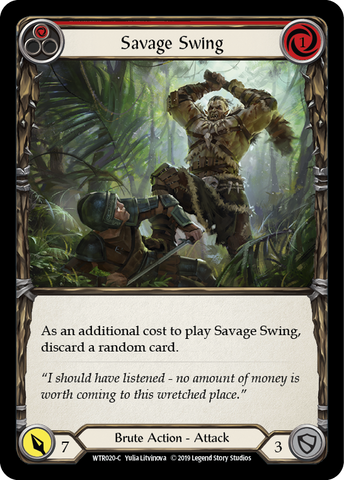 Savage Swing (Rojo) [WTR020-C] Alpha Print Normal 