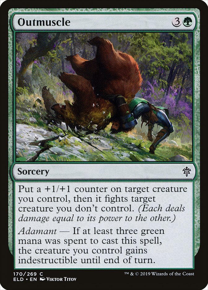 Outmuscle [Trono de Eldraine] 