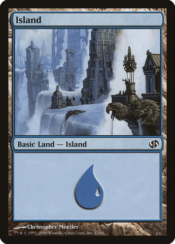 Island (#33) [Duel Decks: Jace vs. Chandra]