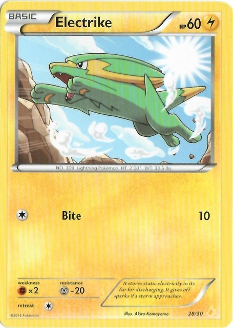 Electrike (28/30) [XY: Kit de Entrenador 3 - Pikachu Libre] 