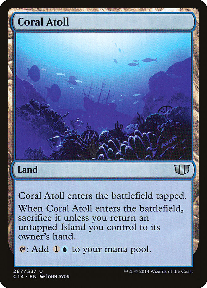 Atoll de corail [Commandant 2014]