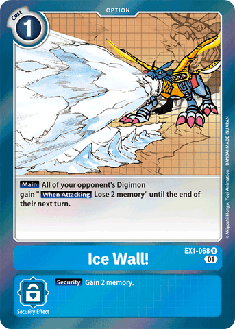 Ice Wall! [EX1-068] [Classic Collection]