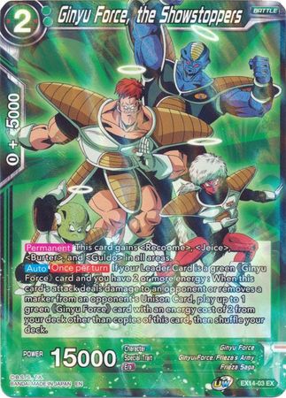 Ginyu Force, the Showstoppers [EX14-03]