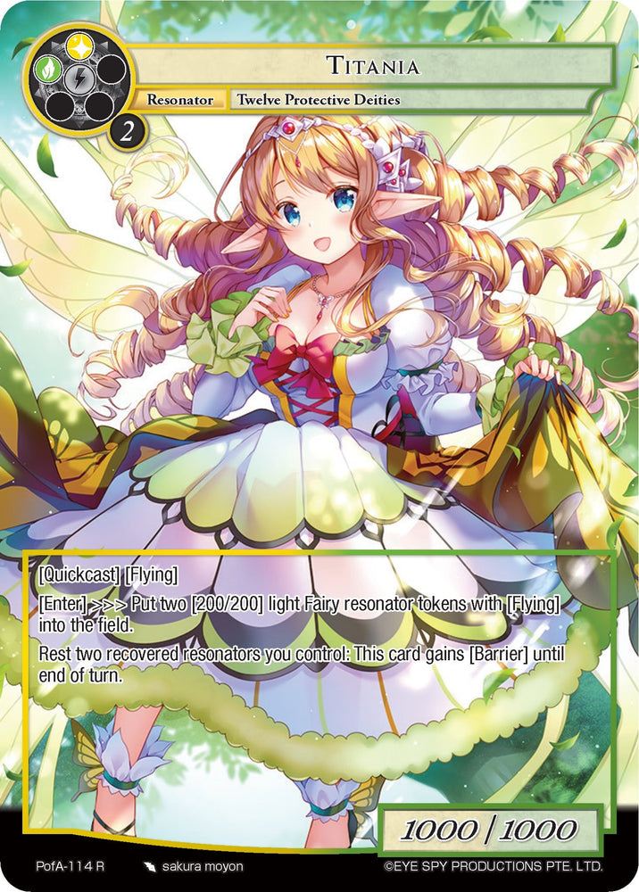 Titania (Full Art) (PofA-114) [Alice Origin IV: Prologue of Attoractia]