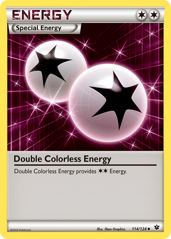 Double énergie incolore (114/124) [XY : collision des destins] 