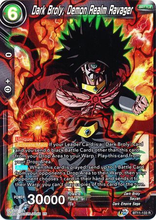 Dark Broly, Demon Realm Ravager [BT11-133]