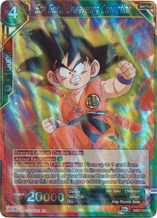 Son Goku, Unwavering Conviction [DB3-116]