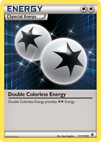 Double énergie incolore (111/119) [XY : Forces fantômes] 