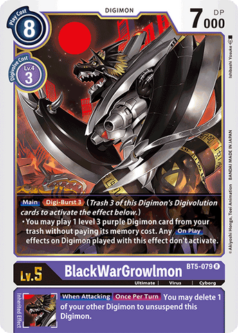 BlackWarGrowlmon [BT5-079] [Batalla de Omni] 