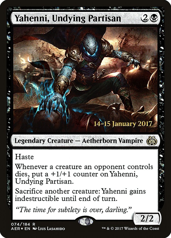 Yahenni, partisan immortel (Avant-première) [Promos d'Avant-première Aether Revolt] 