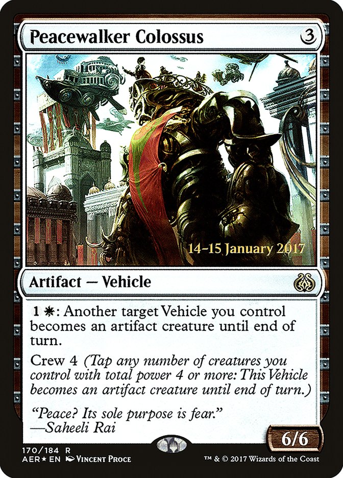 Peacewalker Colossus (Avant-première) [Aether Revolt Prerelease Promos] 