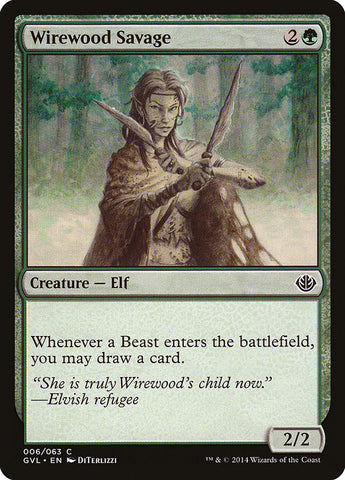 Wirewood Savage (Garruk contre Liliana) [Duel Decks Anthology] 