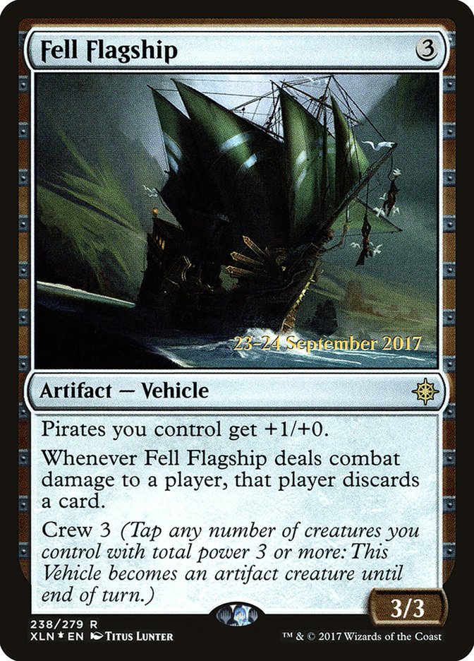 Fell Flagship  (Prerelease) [Ixalan Prerelease Promos]