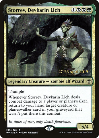 Storrev, Devkarin Lich  [War of the Spark Prerelease Promos]