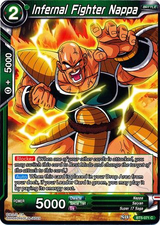 Infernal Fighter Nappa (BT5-071) [Miraculous Revival]