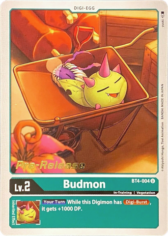 Budmon [BT4-004] [Promotions de pré-sortie Great Legend] 