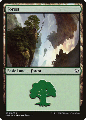 Forest (#33) [Duel Decks: Nissa vs. Ob Nixilis]