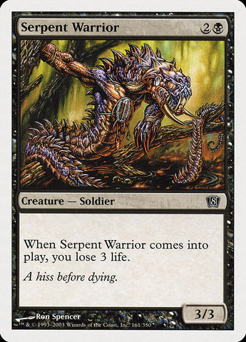Serpent Warrior [Huitième édition] 