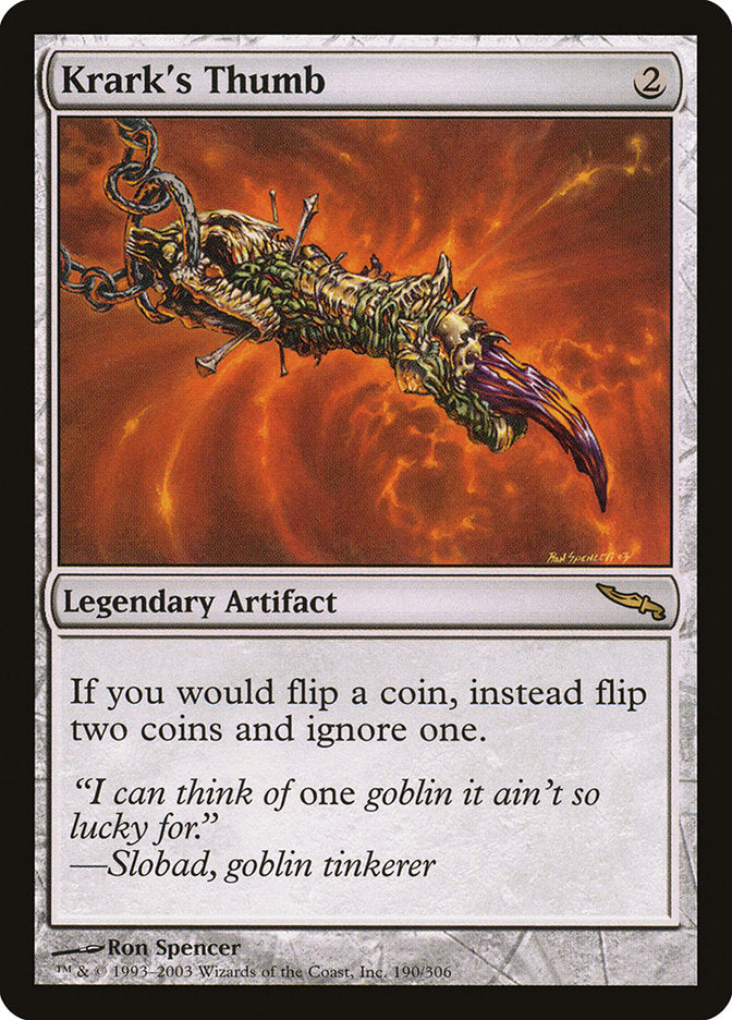 Pulgar de Krark [Mirrodin] 